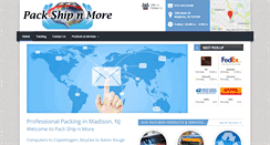 Desktop Screenshot of packnshipglobal.com